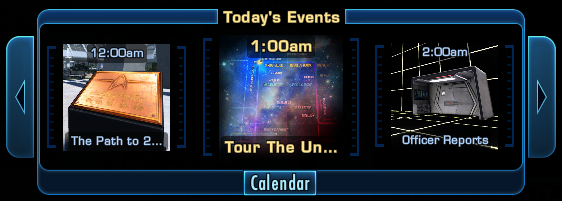 Screenshot of tour the universe event